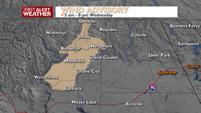 National Weather Service issues wind advisory for parts of central ...