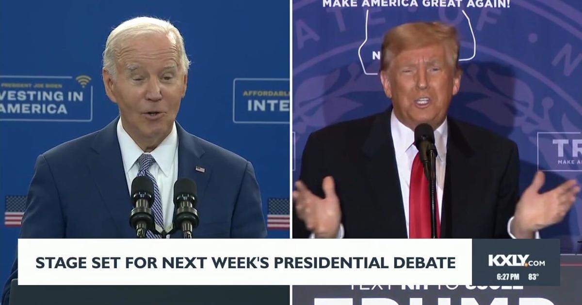 Next Debate Stage set for next week's Presidential Debate | Video | kxly.com