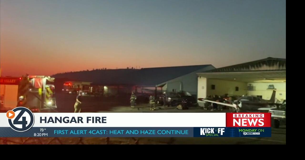Fire crews respond to hangar fire at Felts Field | Local News | kxly.com