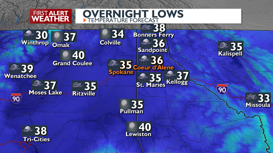Monday rain🌧 setting the tone for a showery week | Local News | kxly.com