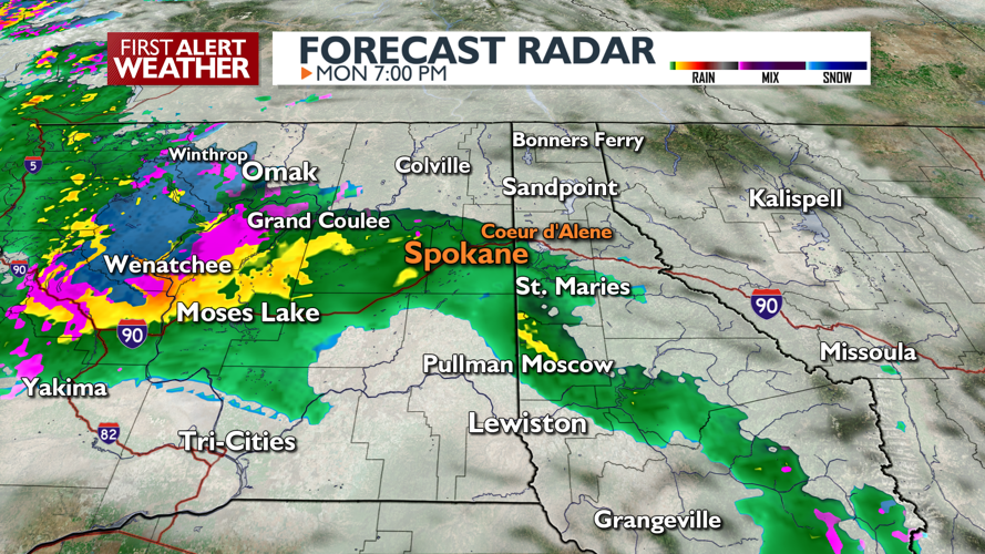 A mild Monday then rain or snow moves in Tuesday - Mark | Weather ...