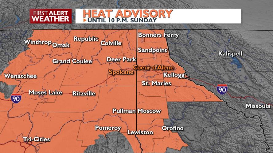 ⚠️Heat Advisory - Temperatures in the 90s for a sunny, summery weekend ...