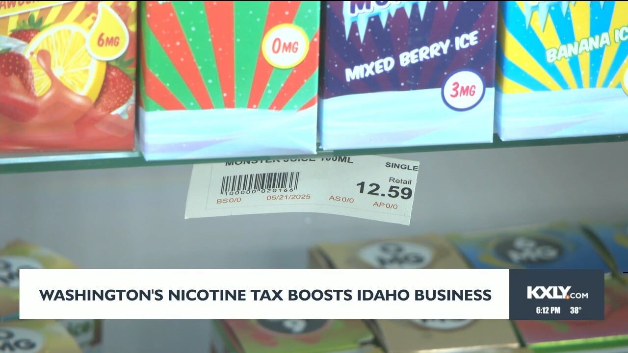 Washington's 95% nicotine tax drives customers across state lines to Idaho  | News | kxly.com