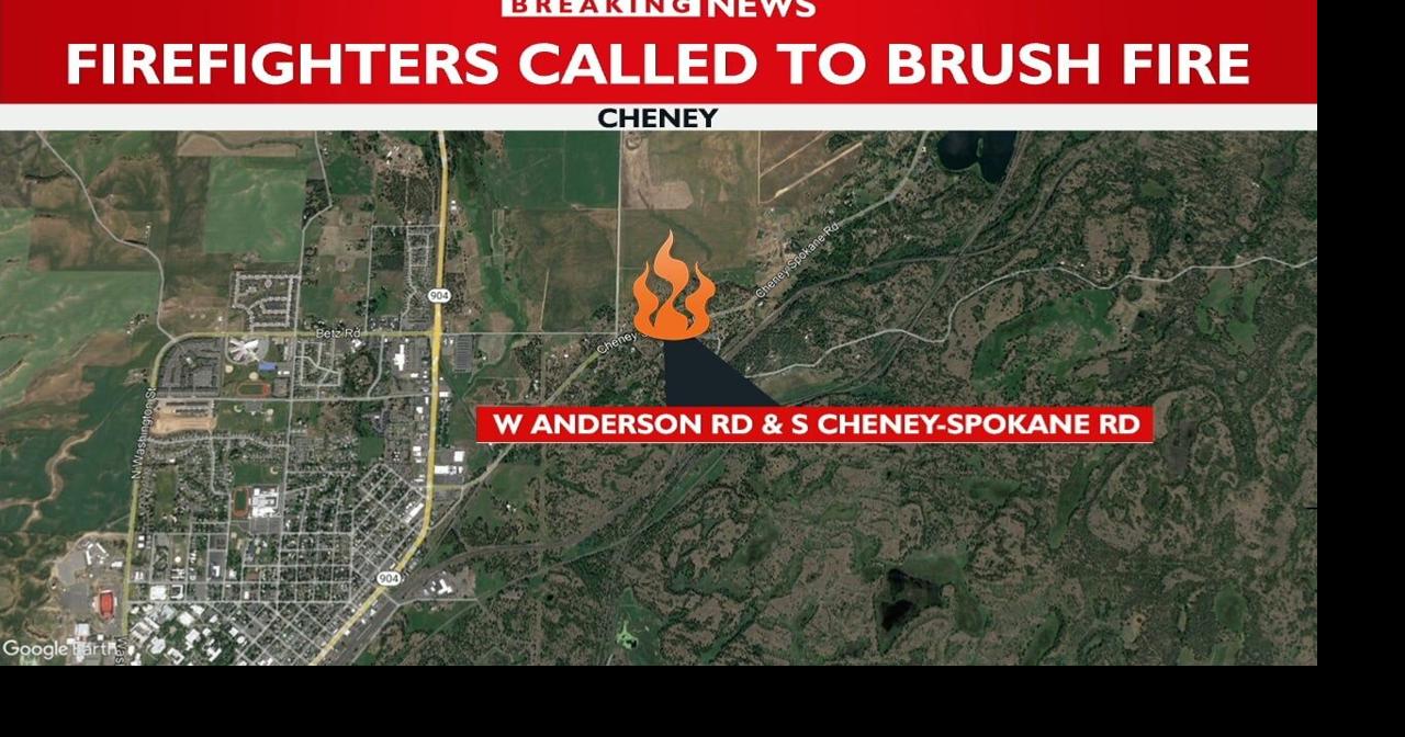 UPDATE Evacuations in effect for brush fire burning near Cheney
