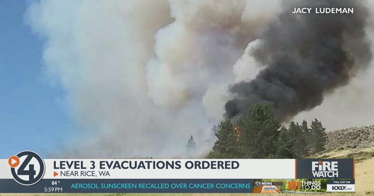 Goddard Road Fire burns 815 acres near Rice, 65% contained | Firewatch ...