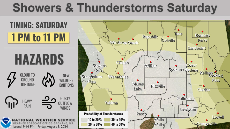 ☀️⛈️Hot and sunny this weekend, but watch for thunderstorms Saturday ...