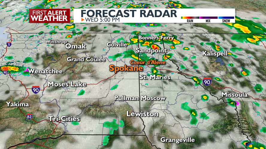 More Rain and Cooler Temperatures. Gusty Winds Again Today | Weather ...
