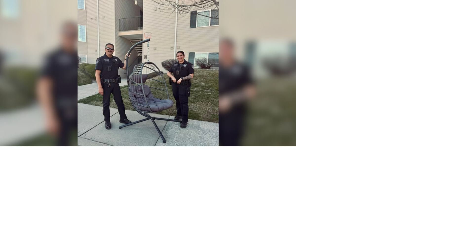 Cheney Police replace swinging chair stolen from child with autism ...