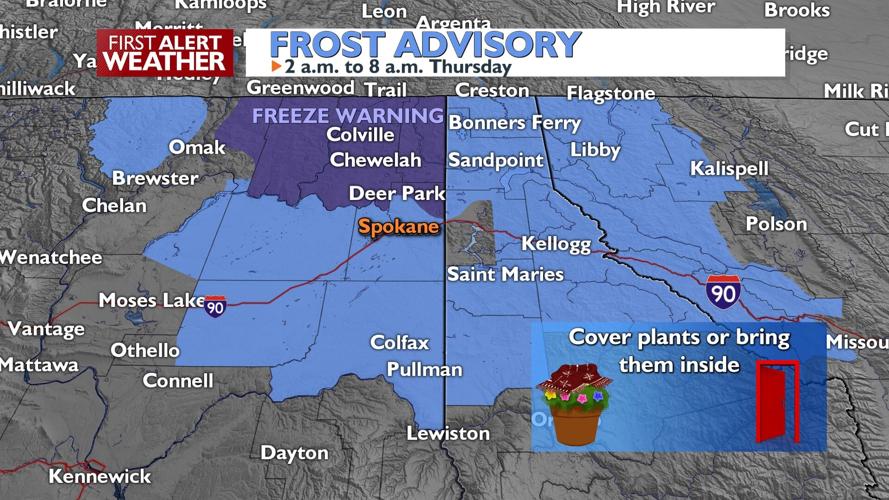 🌺Save your flowers! Frost Advisories and Freeze Warnings for Thursday ...