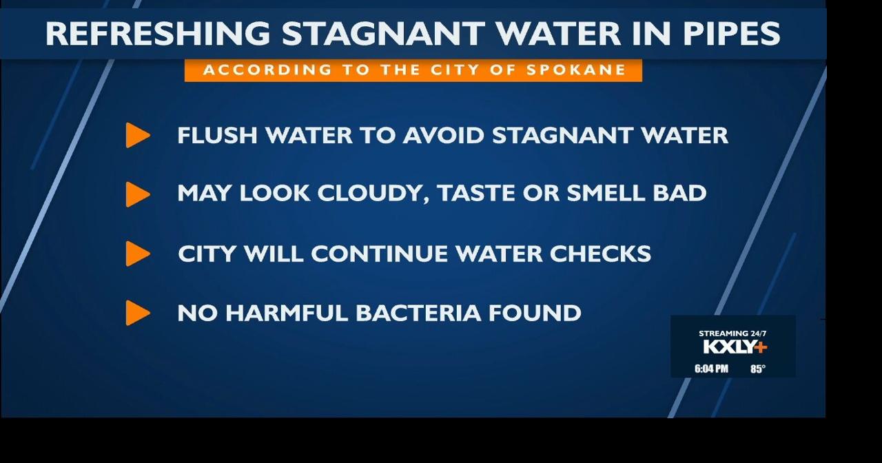 Refreshing stagnant water in pipes