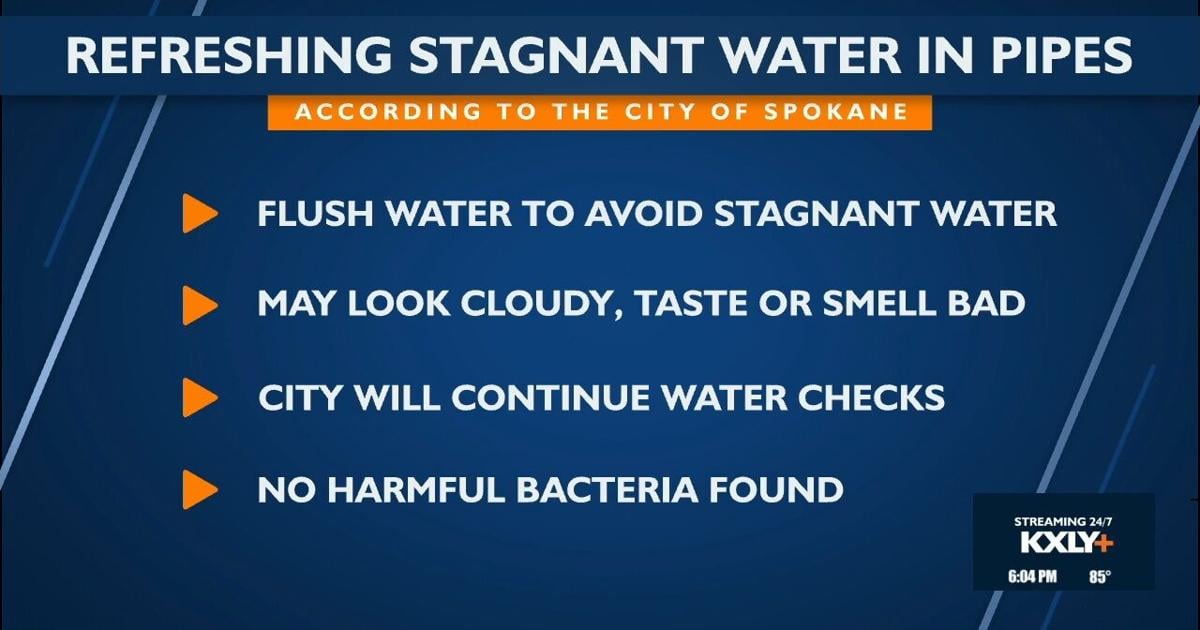 Refreshing stagnant water in pipes