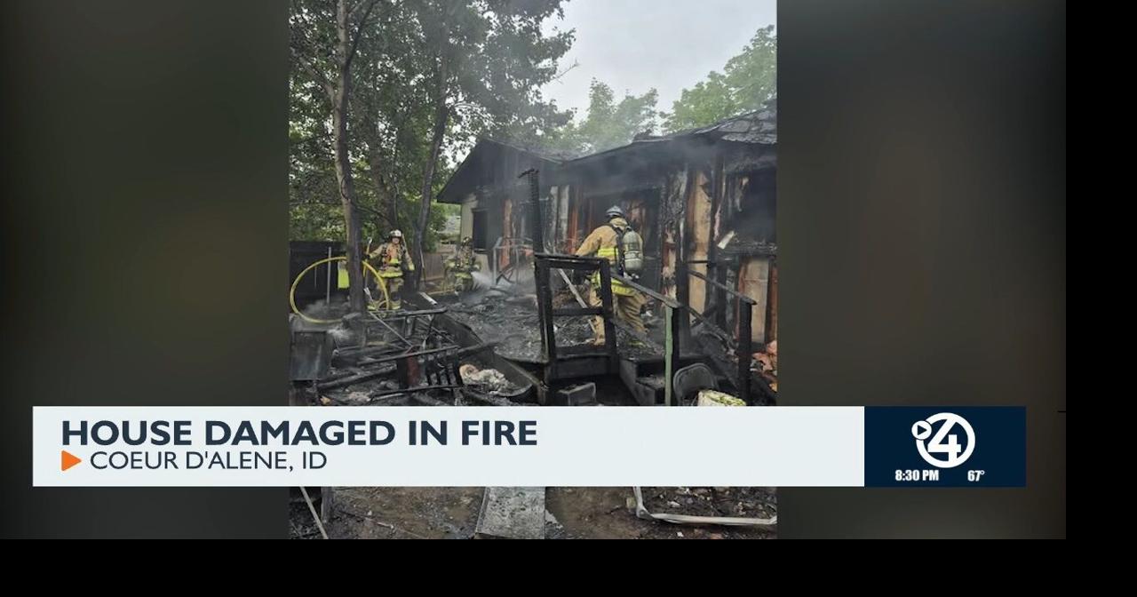 House damaged in fire