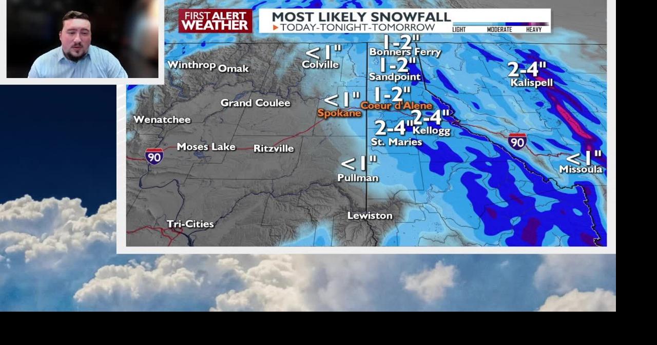 Tracking the snow for Monday and Tuesday | Video | kxly.com