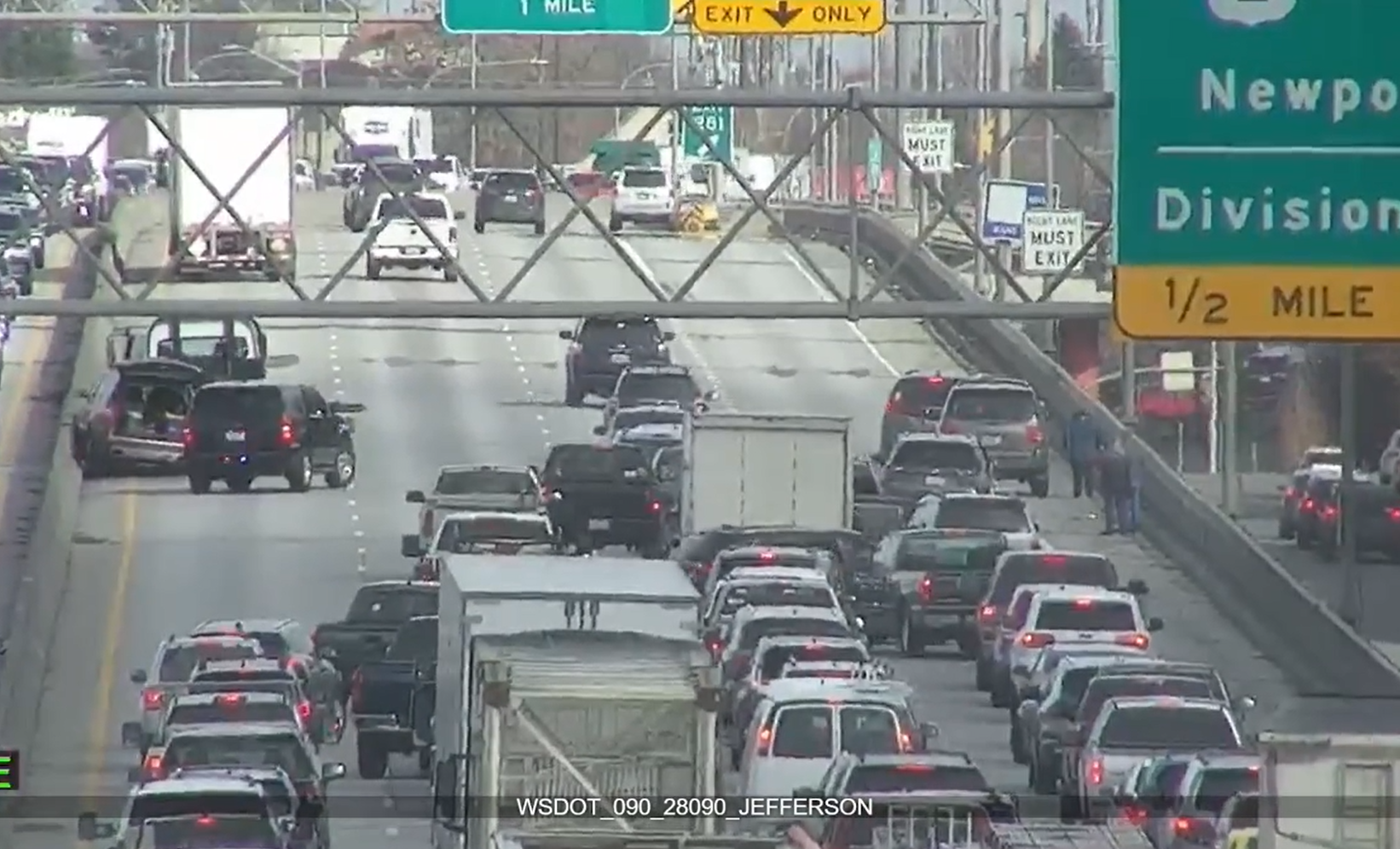 Crash cleared from eastbound I-90 near Division | News | kxly.com