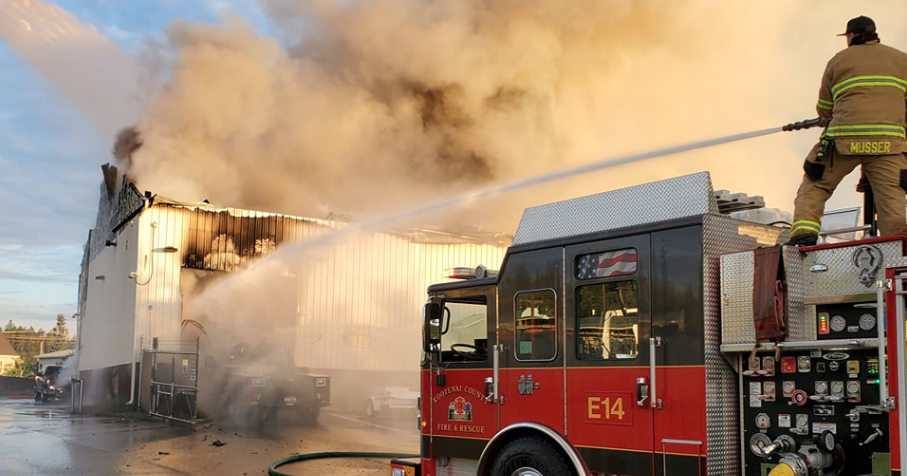 'Total Loss', CDA fire knocks down CDA police building fire - Vimarsana News