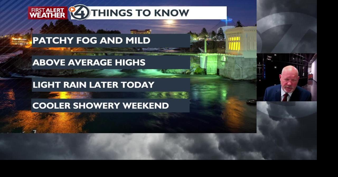 Clouds and showers with warmer than average temps - Mark | Weather ...