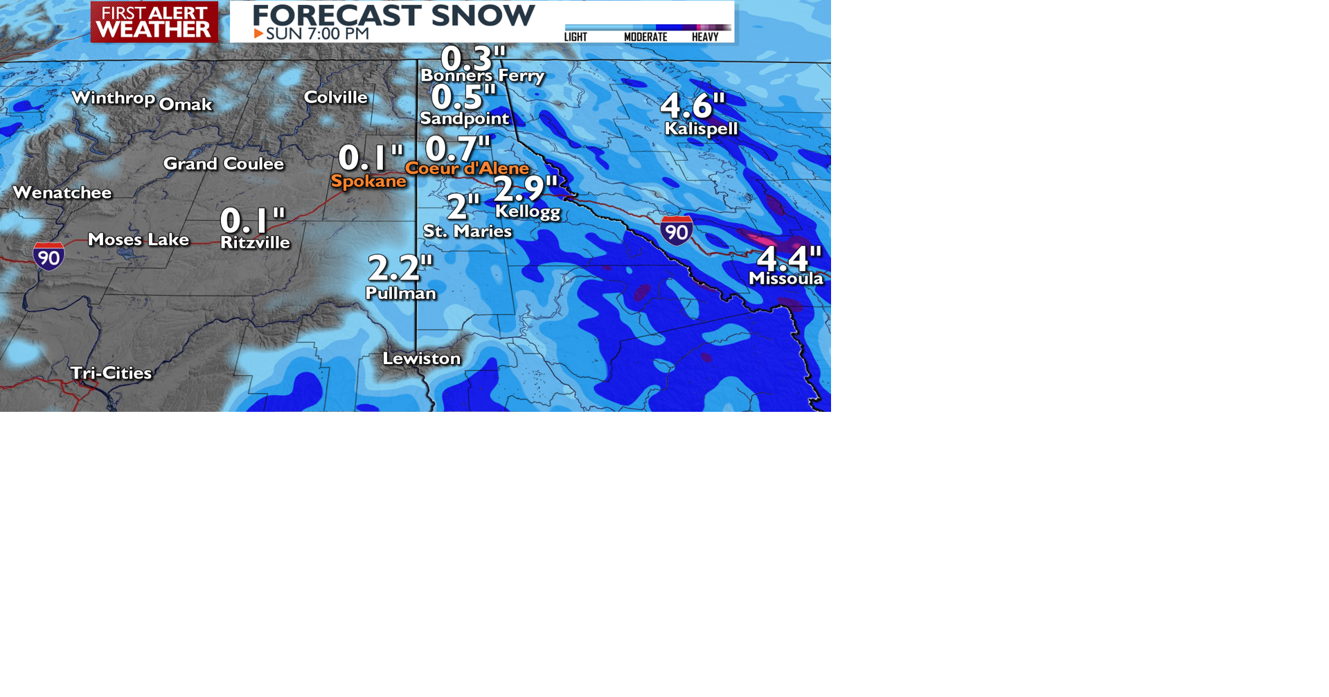 Clouds to light snow tonight to sunshine for Saturday - Mark | Weather ...