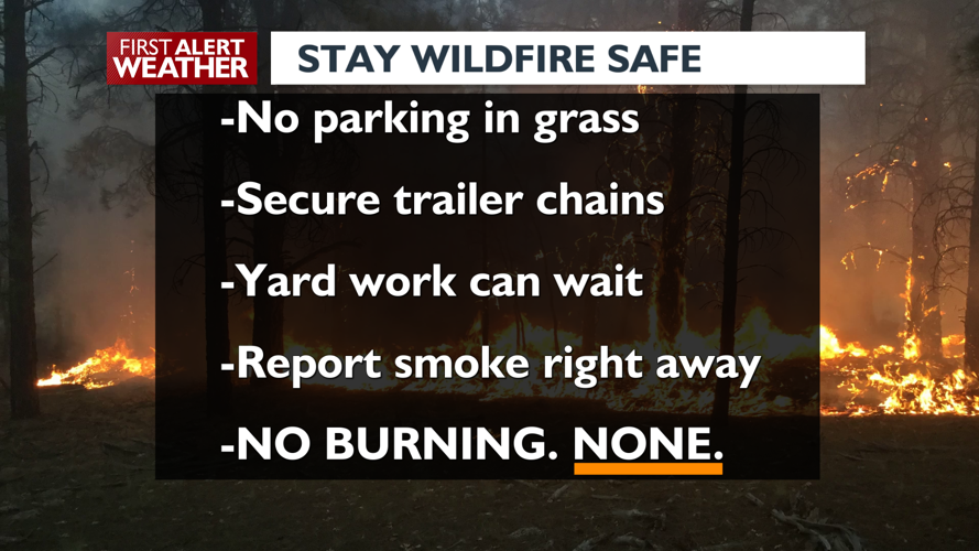 ⚠️Weather Alert Day⚠️ Gusty winds will create serious fire danger ...