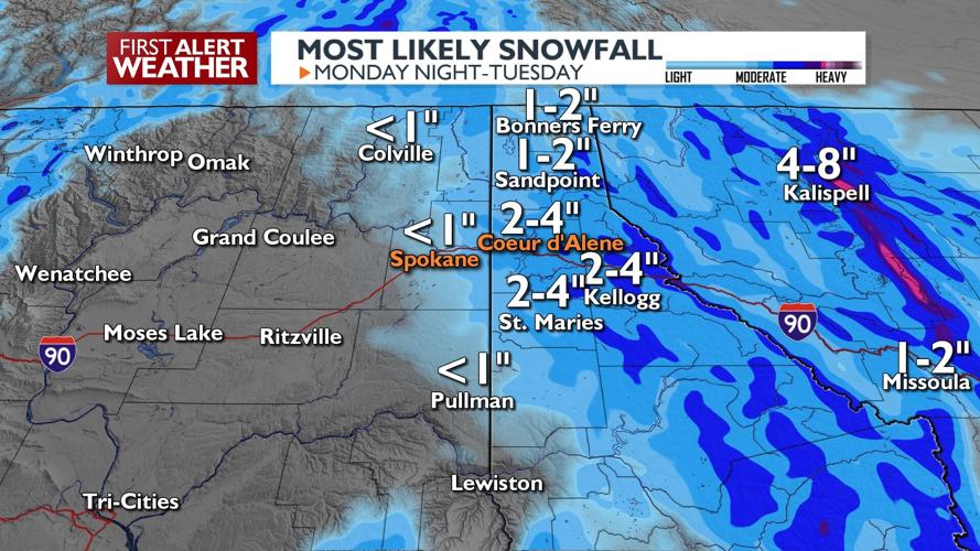 ️Light snow Monday night promises a slick Tuesday morning commute ...