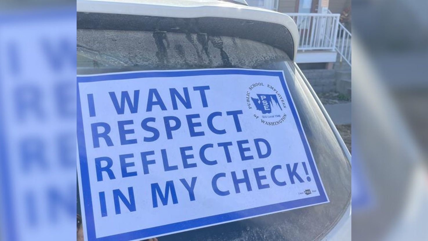 Hundreds of Mead School District employees rally for higher pay, better