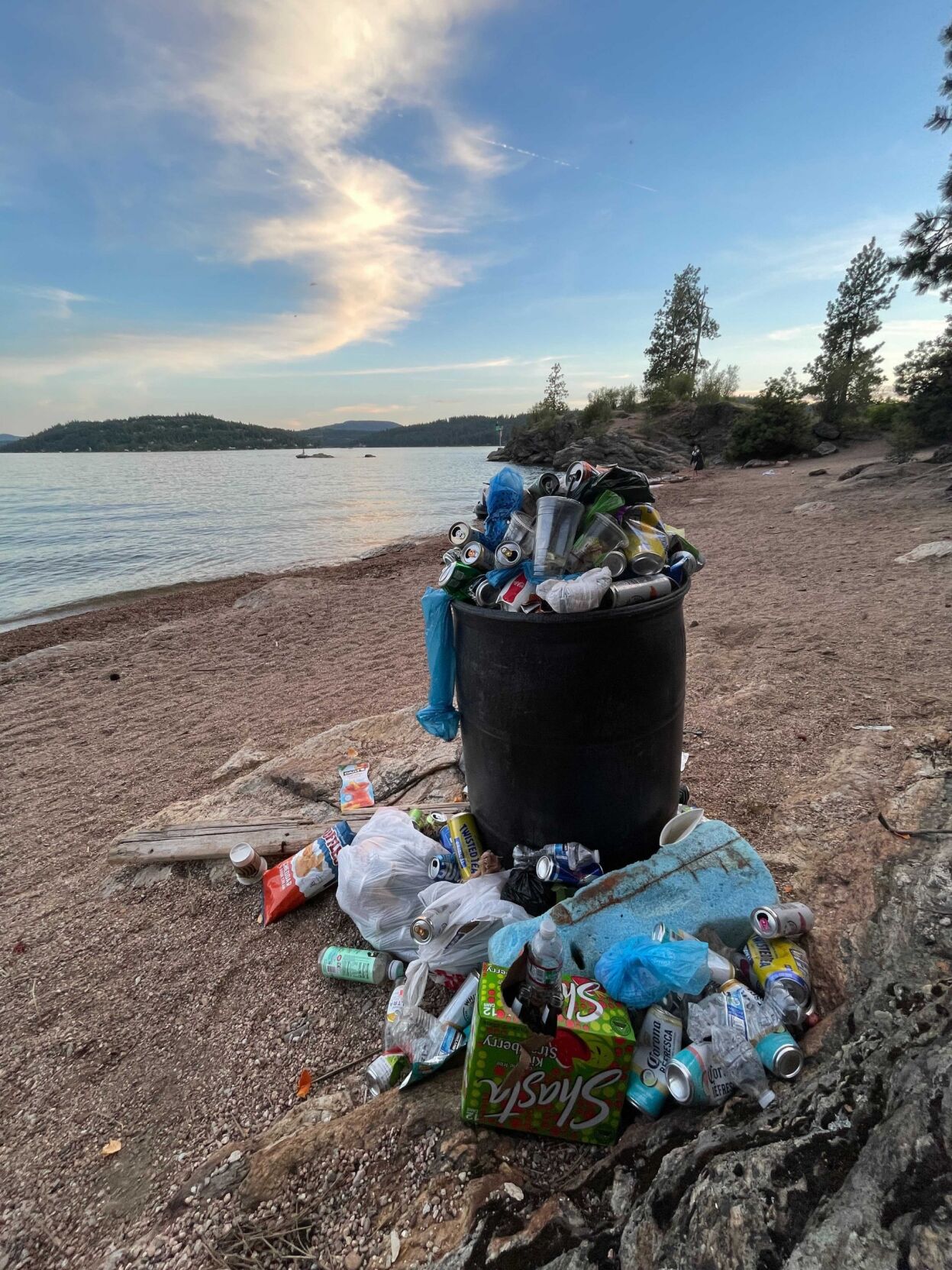 ‘I’ve never seen it like that’: Trash found scattered at popular Coeur ...