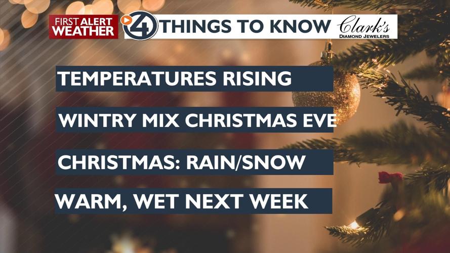 WINTER WEATHER ADVISORY: a mix of snow & freezing rain for Christmas ...