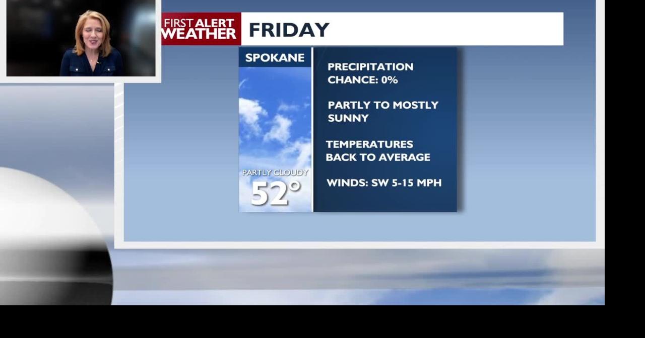 A warming and drying trend that takes us through Easter and beyond ...