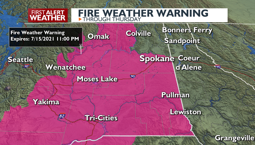 Hot, dry, breezy conditions create high fire danger this week – Mark ...