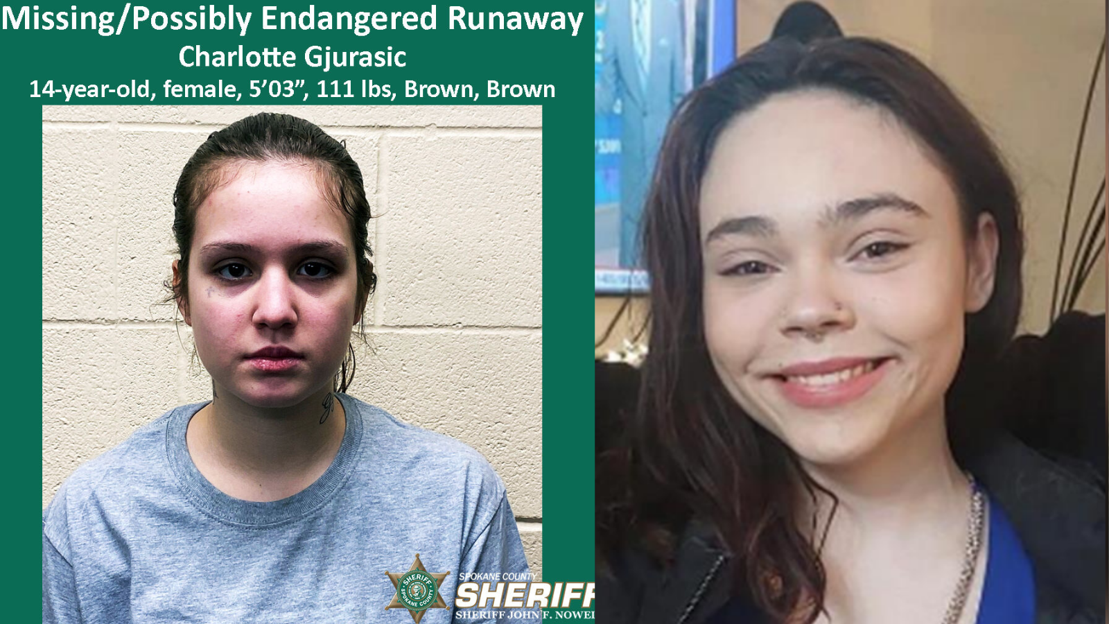 Missing teenage girls sought by Spokane County Sheriff's Office located ...