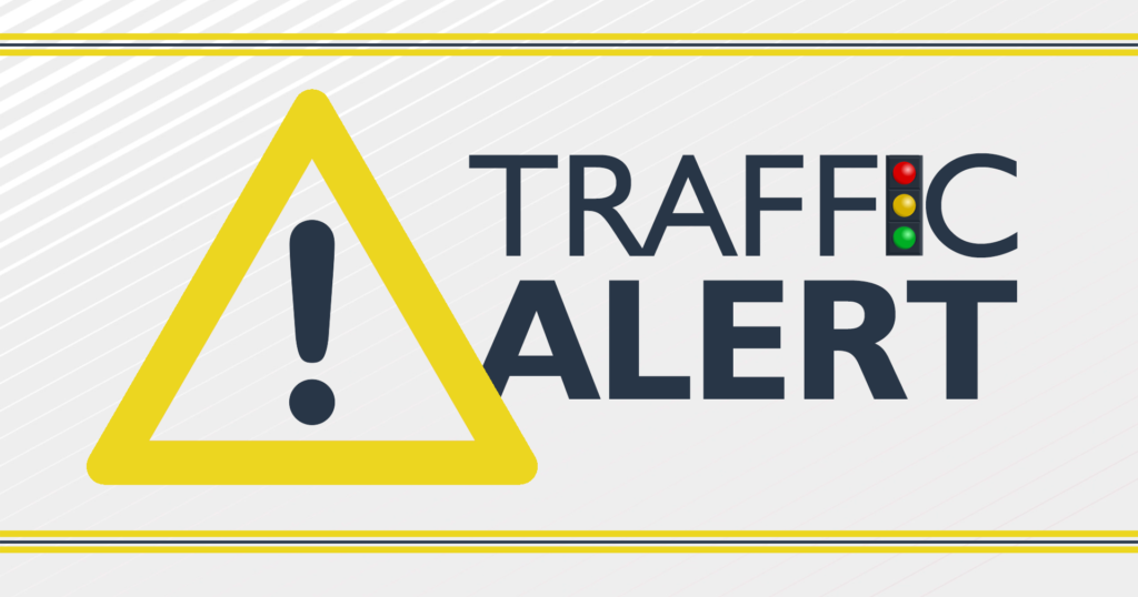 Crash blocking East Trent Avenue in Spokane Valley