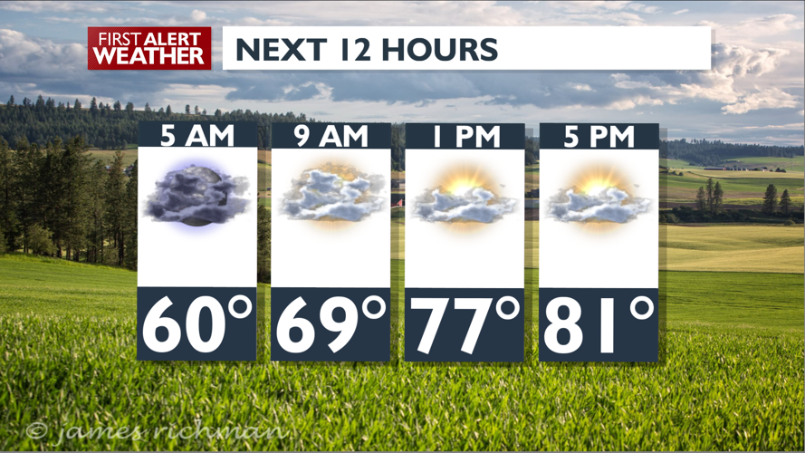 Showers turn into partly sunny and mild temperatures today – Mark ...