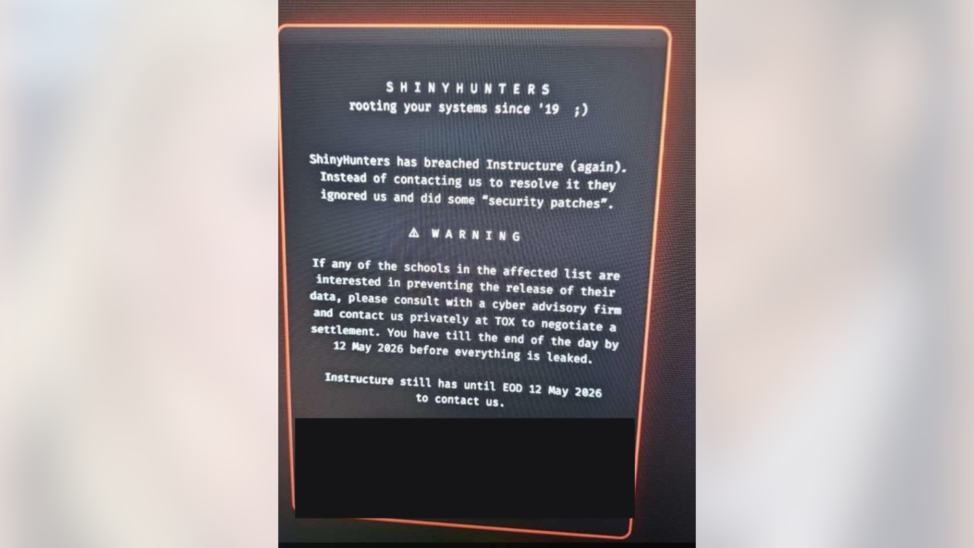Canvas Ransomware Screen Millions of college students potentially affected by Canvas ...