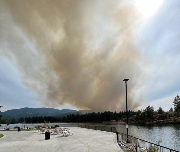 Evacuations upgraded for wildfire burning near Q'emlin Park News