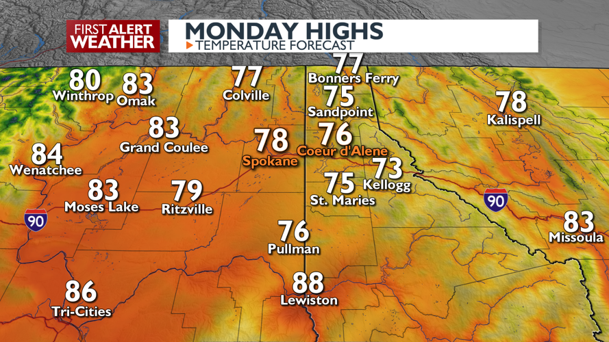 Sunny and Warm today with cooler weather this week - Mark | News | kxly.com