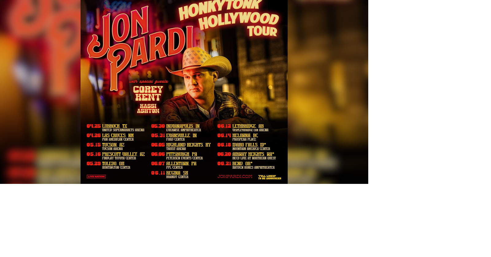 Country artist Jon Pardi coming to Northern Quest! | Entertainment ...