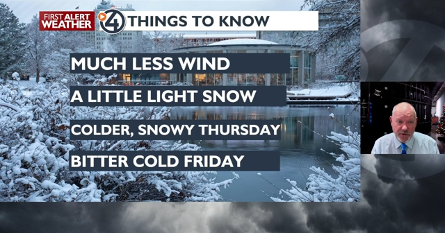 Clouds and cool today with light snow possible - Mark | Weather | kxly.com