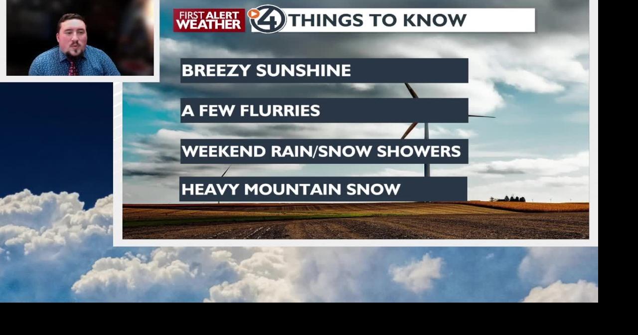 Valley sun☀️while snow slams the mountains❄️