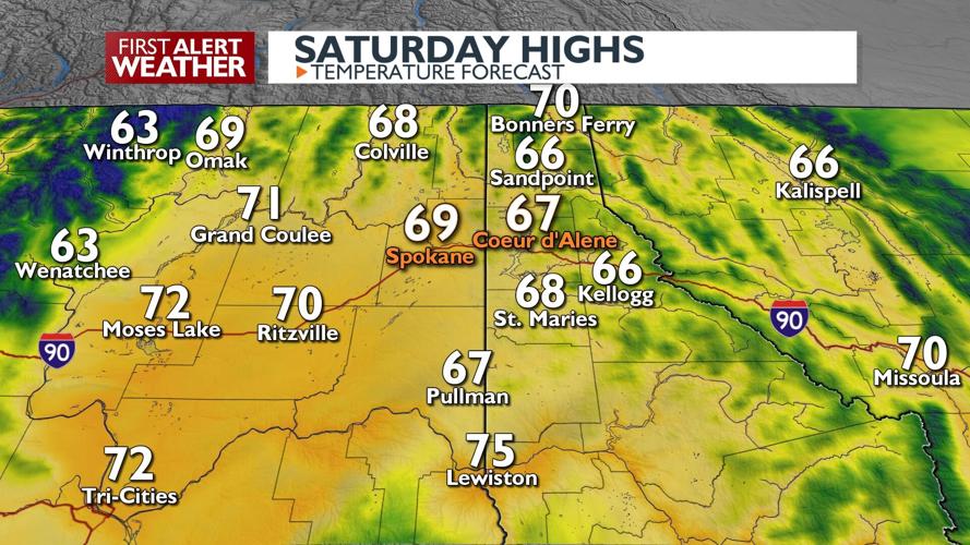 😶‍🌫️Cloudy and warm on Saturday, and then the rain moves in for ...