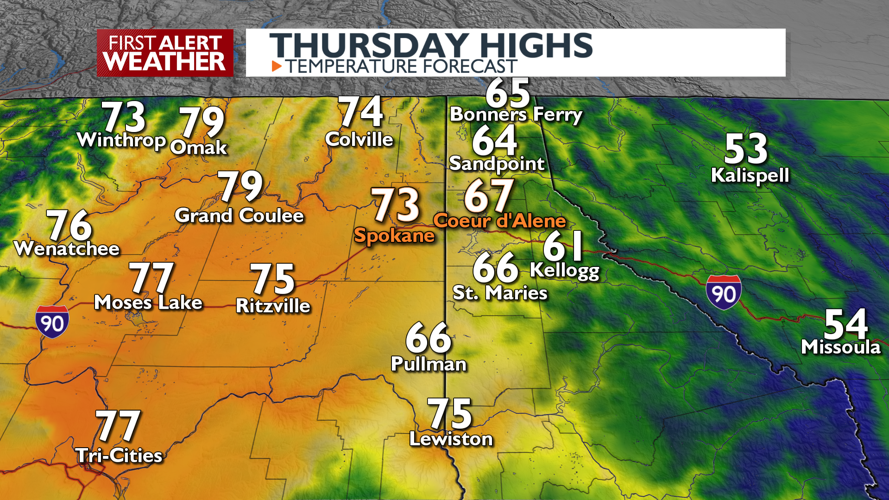 Clouds and afternoon showers today with Sunshine for Friday - Mark ...
