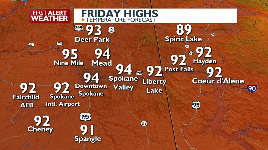 Morning haze to afternoon sunshine and hotter - Mark | Weather | kxly.com