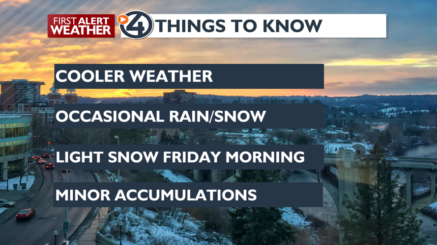 Clouds to light snow tonight to sunshine for Saturday - Mark | Weather ...