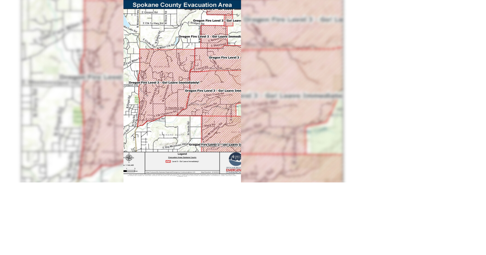 Elk Fire Evac Map 8192023 10AM 1