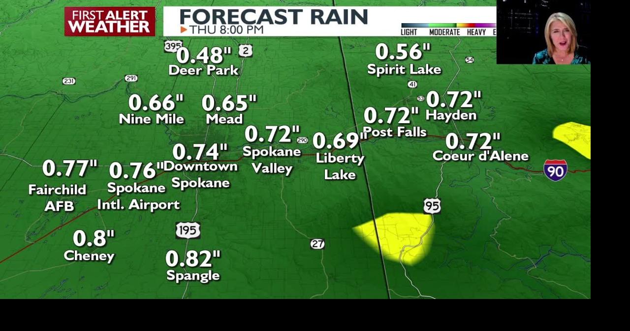 Spokane and Coeur d'Alene forecast | Video | kxly.com