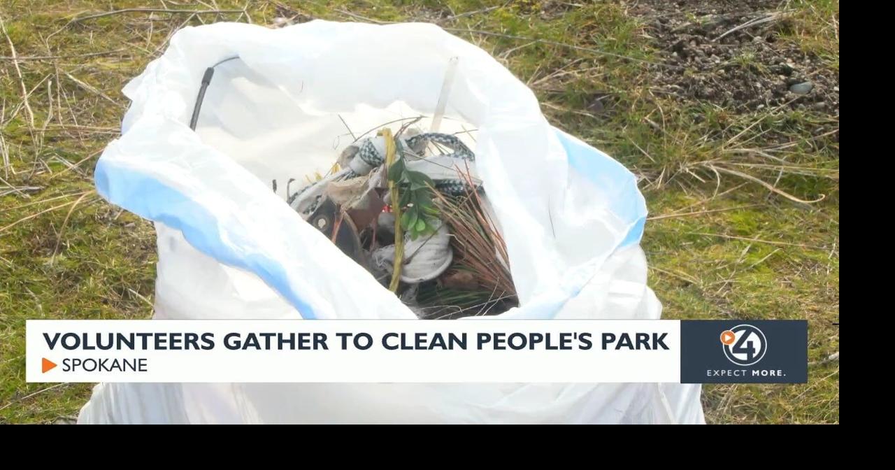 Volunteers gather to clean People