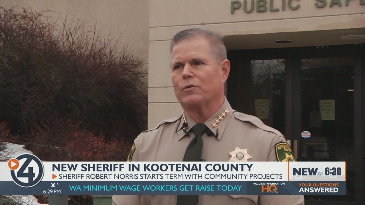 Robert Norris Sworn In As New Kootenai Co. Sheriff, Talks About ...