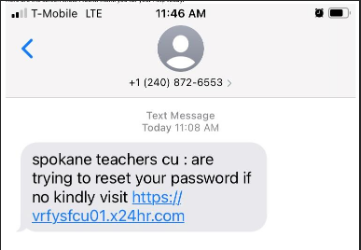 Fraud Examples Stcu Scam alert: STCU warns of phishing emails, texts | Local News | kxly.com