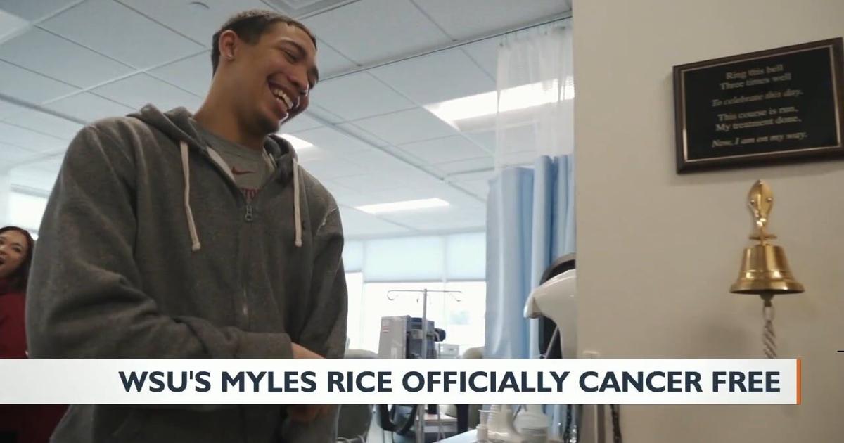 WSU's Myles Rice officially cancer free | News | kxly.com
