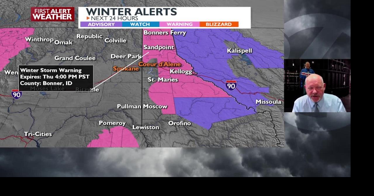 Spokane and Coeur d'Alene forecast | Video | kxly.com