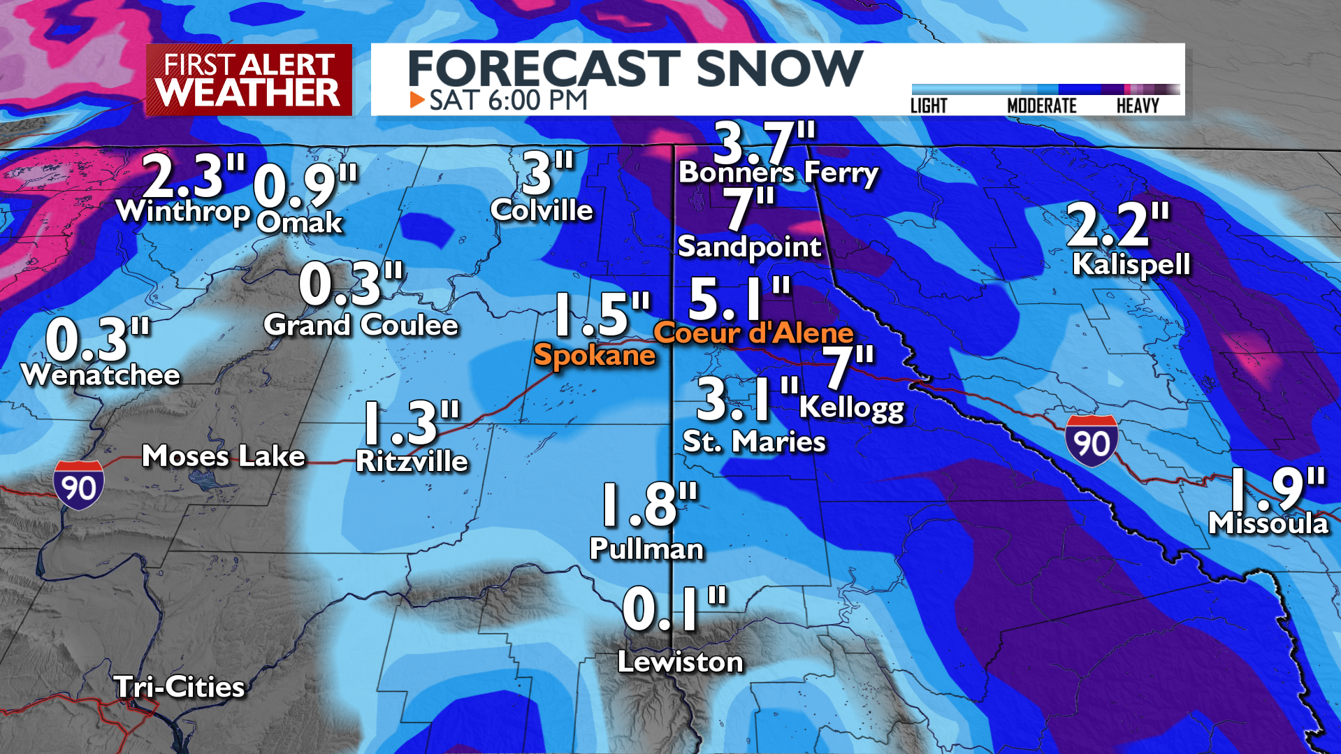 Rain Later Today With Light Snow Over The Weekend - Mark | Weather ...