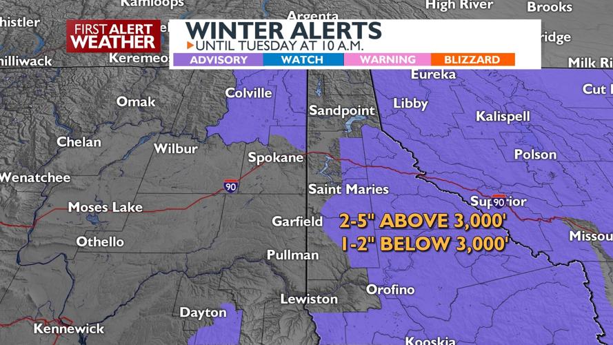 ️Winter is back! Rain turning to snow in the valleys for Tuesday ...